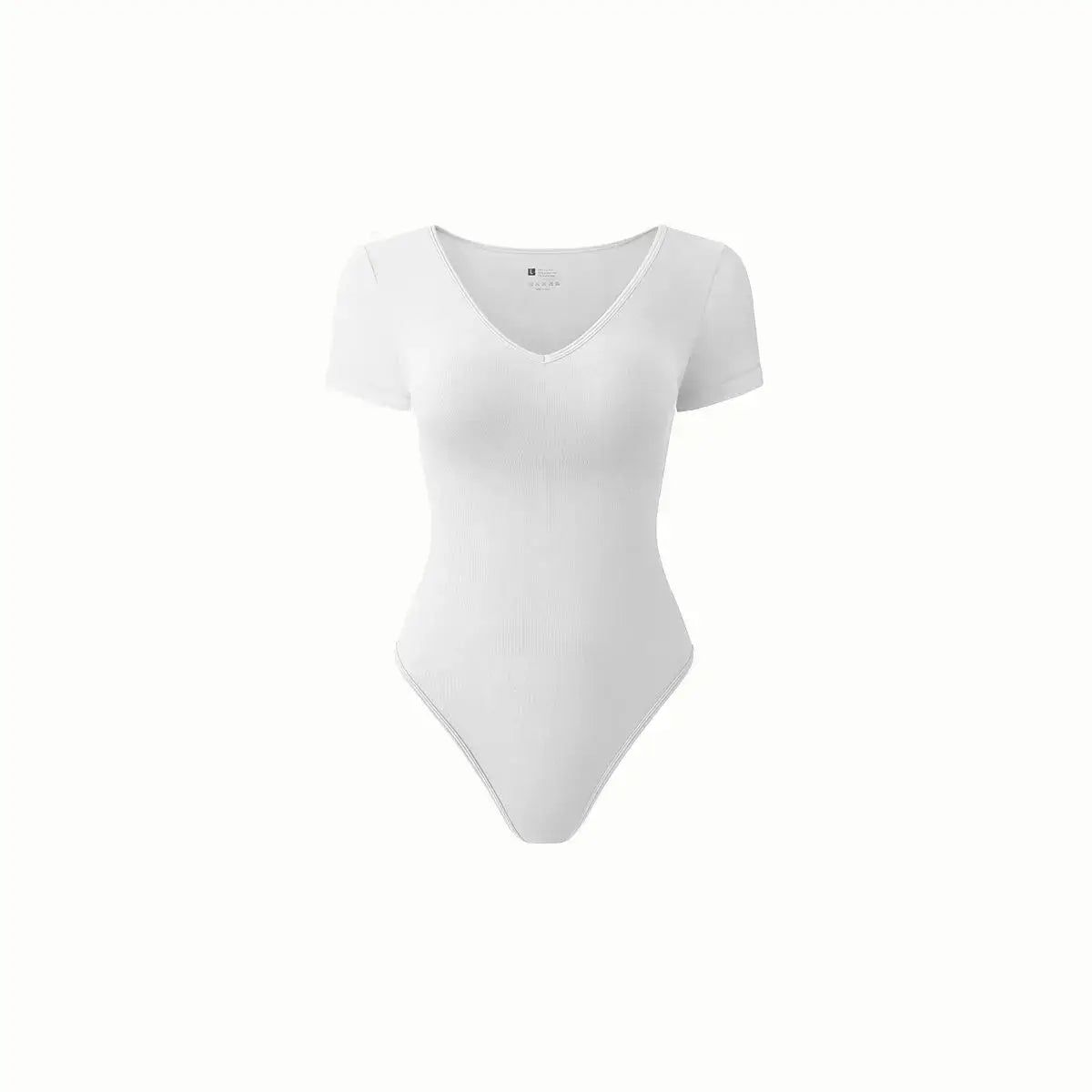 Tummy Control Bodysuits V-Neck front view